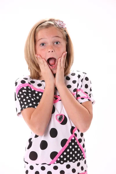 Surprised young girl — Stock Photo, Image