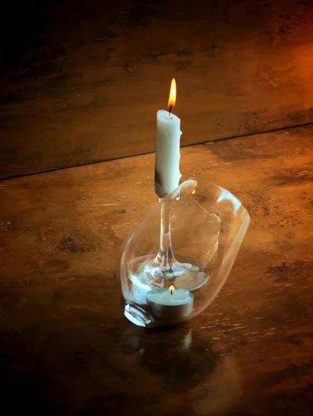 Burning still life — Stock Photo, Image