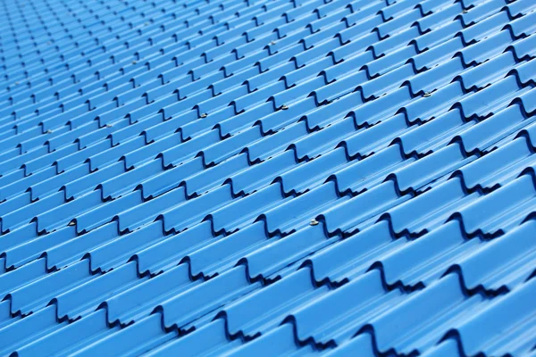 Permukaan atas atap modern dan bergaya yang terbuat dari serat plastik — Stok Foto