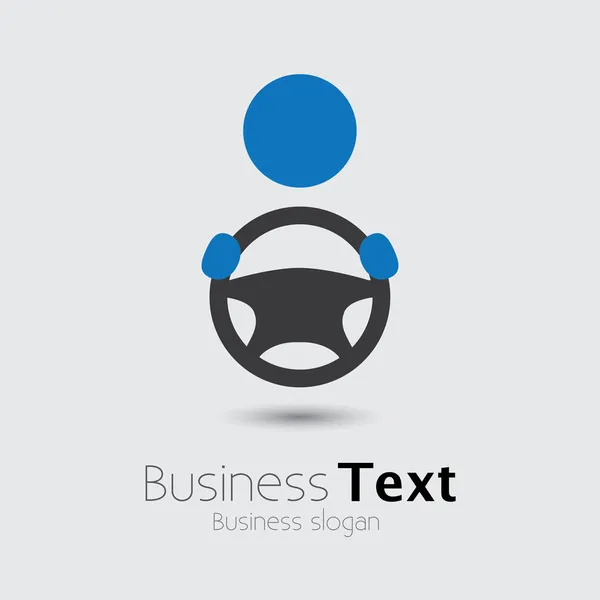 Araba, araç veya otomobil sürücü simgesine veya simge vektör grafik