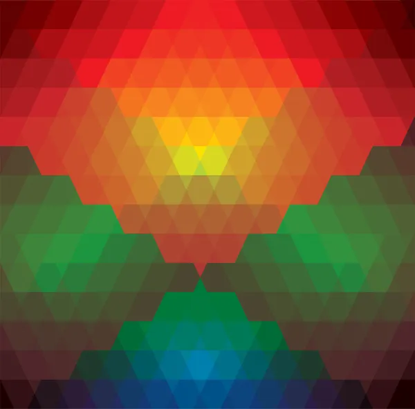 Абстрактний барвистий фон з діамантів і трикутників форми- вектор — стоковий вектор