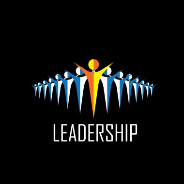 lider, liderlik, kazanan, takipçileri - vektör ikonlar