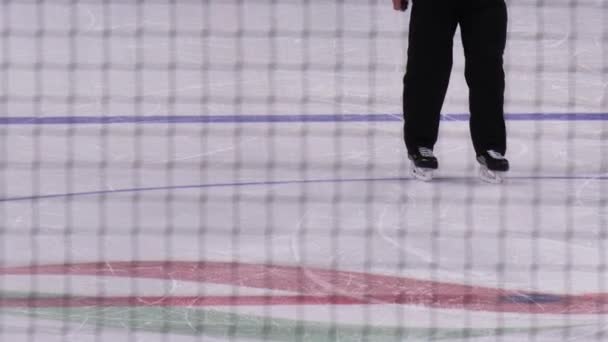 Kazan Tatarstan Russie Juillet 2021 Arbitre Hockey Met Rondelle Sur — Video