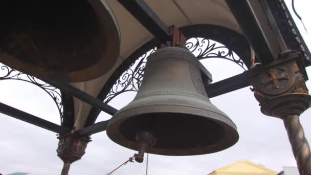 Kazan Tatarstan Russland Oktober 2022 Großes Glockengeläut Kündigt Christlichen Gottesdienst — Stockvideo