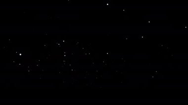 Yoğun kar yağışı kameraya doğru yavaşça ilerliyor. 4K 'da kar örtüsü. Alfa kanalı