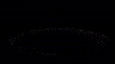 Yakın plan Su Sıçratma. Üç boyutlu ağır çekim. Alfa Kanalı.