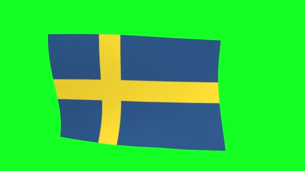 National Flag Finland Green Screen Animation — Vídeo de Stock