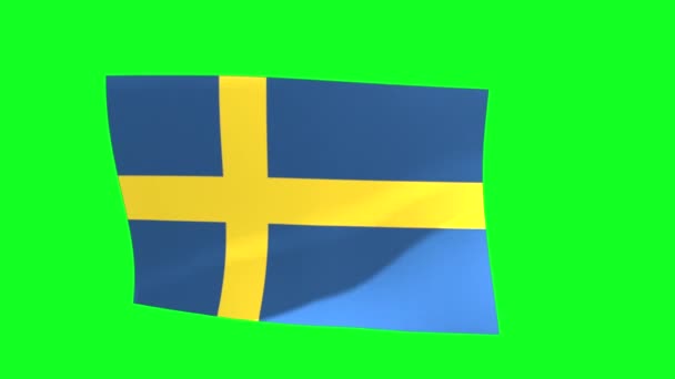 National Flag Finland Green Screen Animation — Stockvideo