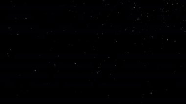 Snowfall overlay with Alpha Channel. Heavy blizzard. Christmas snowstorm. Flake of snow swirling moved by wind