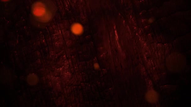 Kırmızı Korkunç Bir Geçmişi Var Cadılar Bayramı Ürkütücü Gecesi — Stok video
