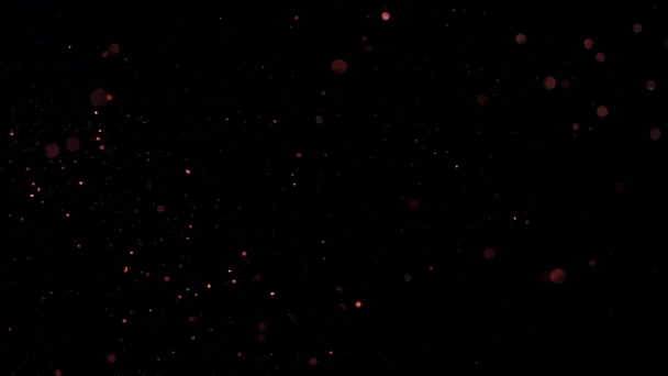 闪光的粒子和火花的背景 俱乐部和舞台的神奇背景 — 图库视频影像