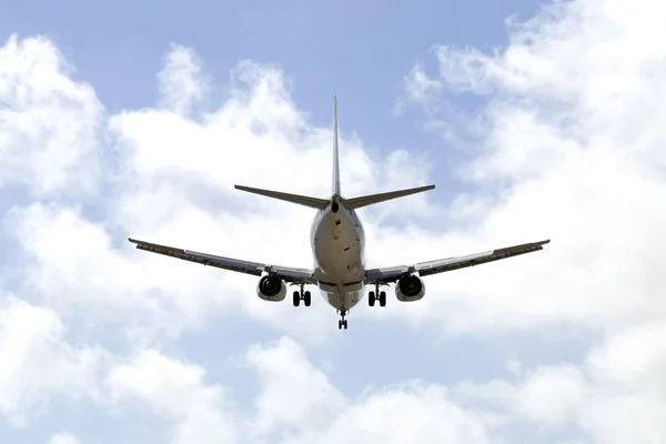 Aircraft on a blue sky — Stock Photo, Image