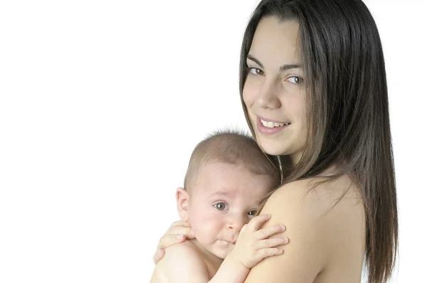 Baby with his mother — Stock Photo, Image
