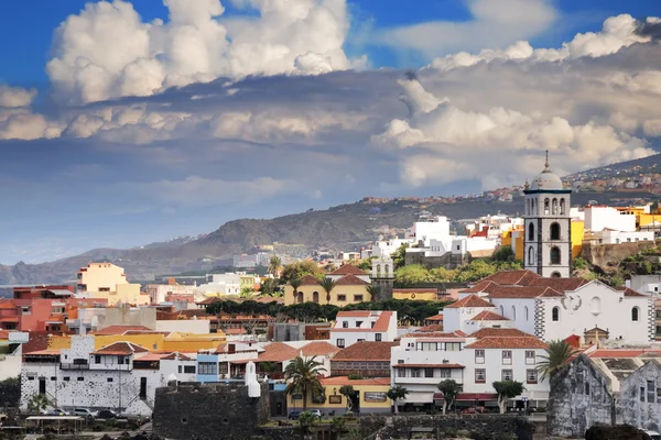 Město garachico, kanárském ostrově tenerife, Španělsko — Stock fotografie