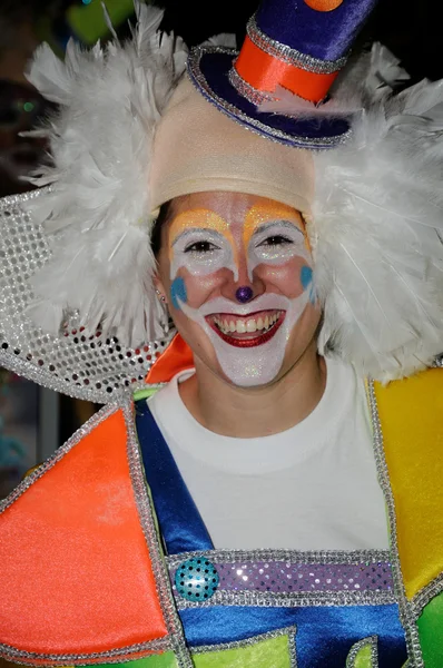 TENERIFE, 4 de março: Personagens e Grupos no Carnaval . — Fotografia de Stock