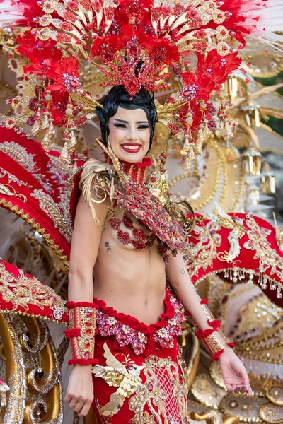 Tenerife España Junio 2022 Carnaval Las Calles Puro Color Divertido — Foto de Stock