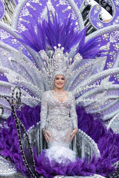 Tenerife Espanha Junho 2022 Carnaval Nas Ruas Cor Pura Divertido — Fotografia de Stock