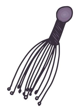 Spa masaj aleti. Basit çizim vektörünü karala