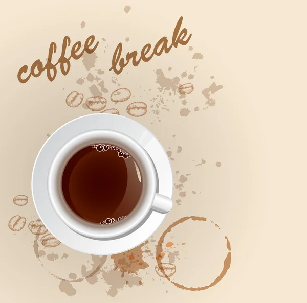 Coffee background — Stock Vector