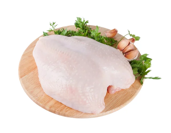 Chicken breast on board — Stock Photo, Image
