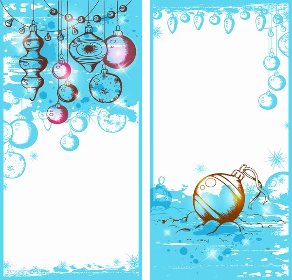 Kerstmis banners — Stockvector