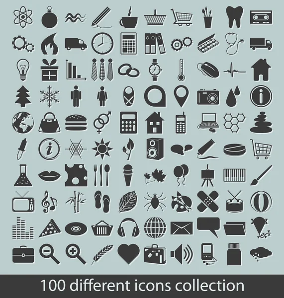 Colección de iconos — Vector de stock