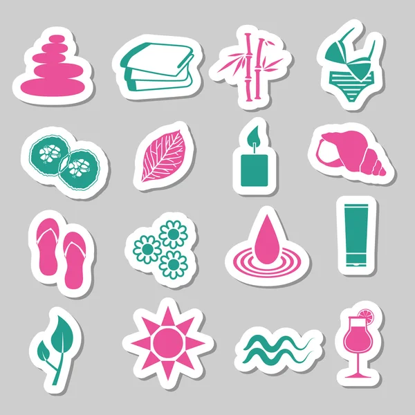 Stickers Spa — Image vectorielle
