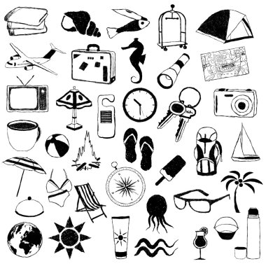 Travel pictures vector