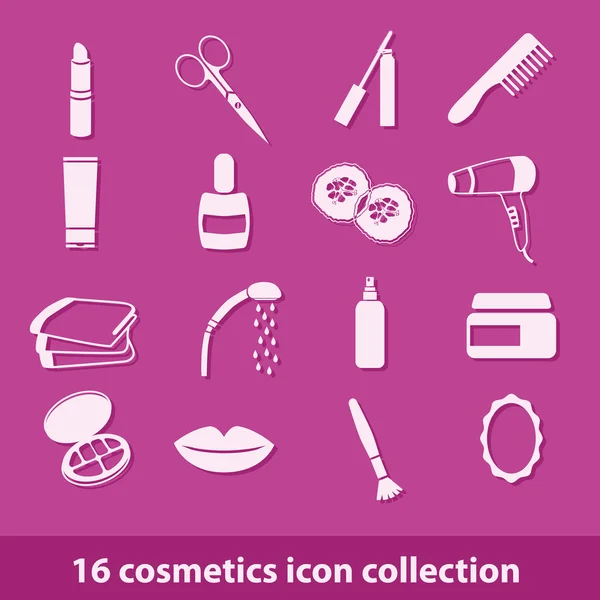 Iconos de cosméticos — Archivo Imágenes Vectoriales