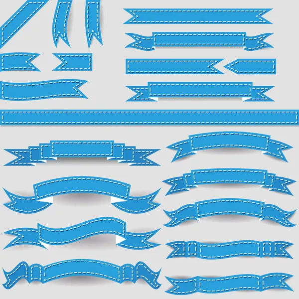 Rubans bleus — Image vectorielle