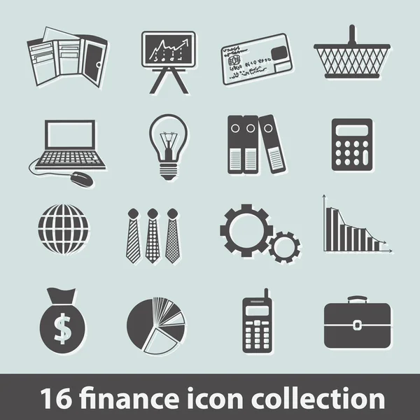 Finance icons — Stock Vector