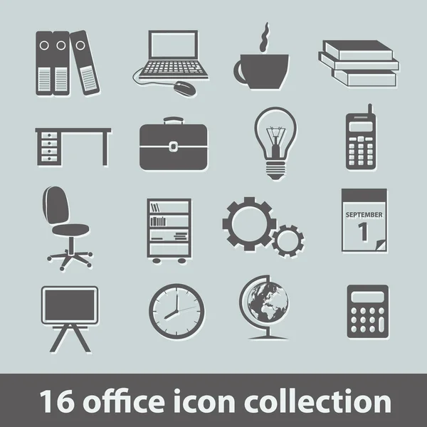 Office icons — Stock Vector