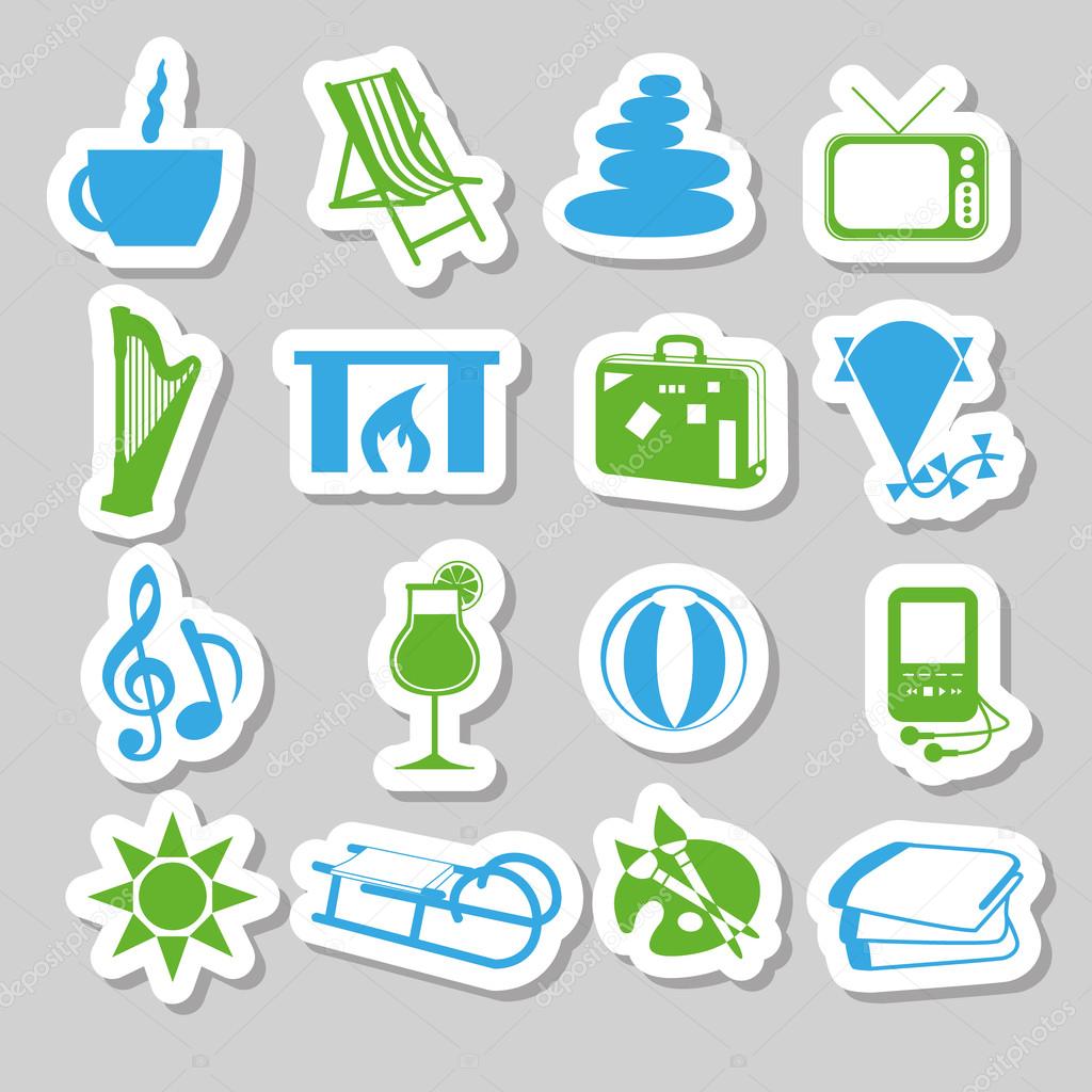 Relax stickers