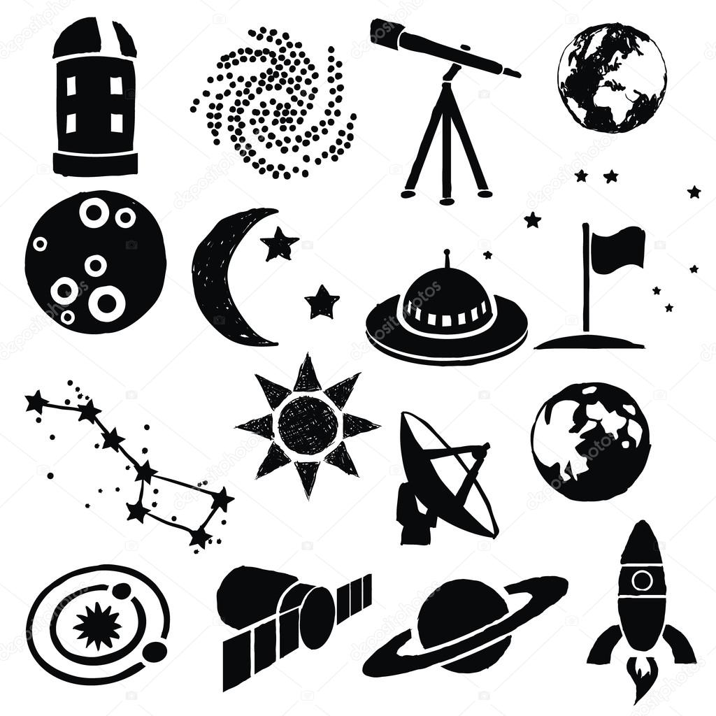 Doodle space images