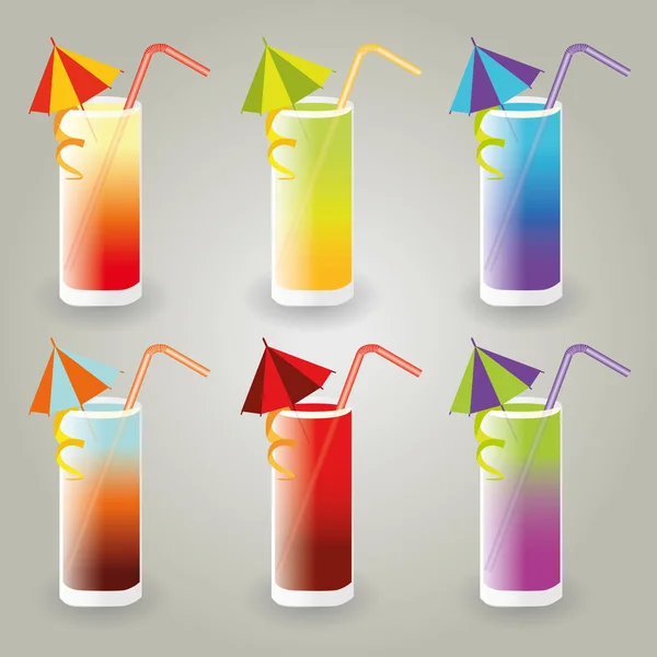 Collection cocktail — Image vectorielle