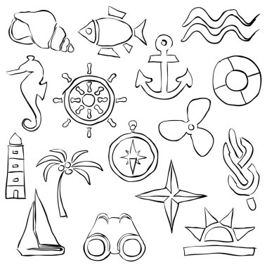 Kroki deniz görüntüleri