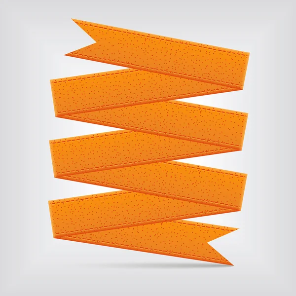 Orangefarbenes Band — Stockvektor