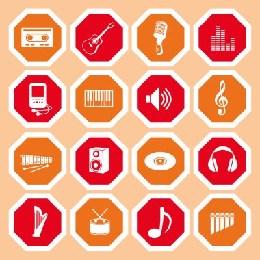 Müzik simgesi koleksiyonu