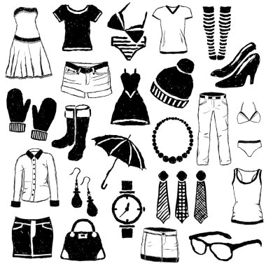 Doodle moda görüntüleri