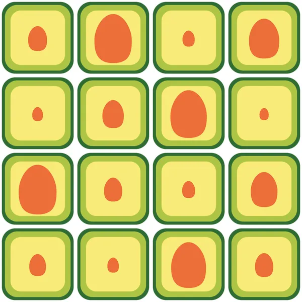 Seamless avocado pattern — Stock Vector