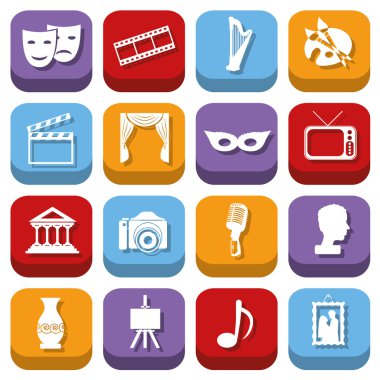 culture icons clipart