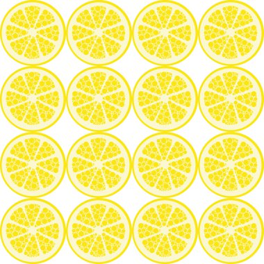 Dikişsiz limon desen