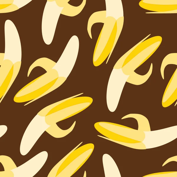 Seamless banana pattern — Stock Vector