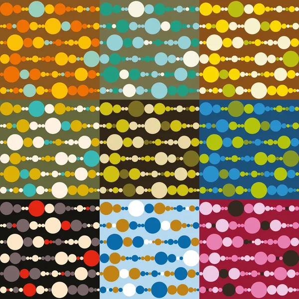 Seamless patterns collection Royalty Free Stock Illustrations