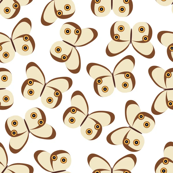 Butterfly seamless pattern Vector Graphics