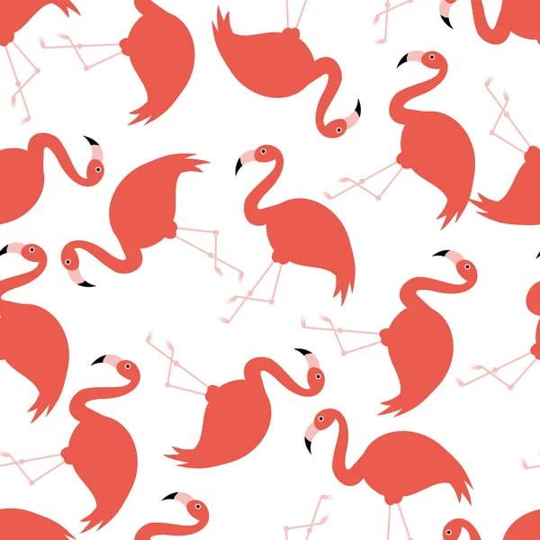 Naadloze flamingo patroon — Stockvector