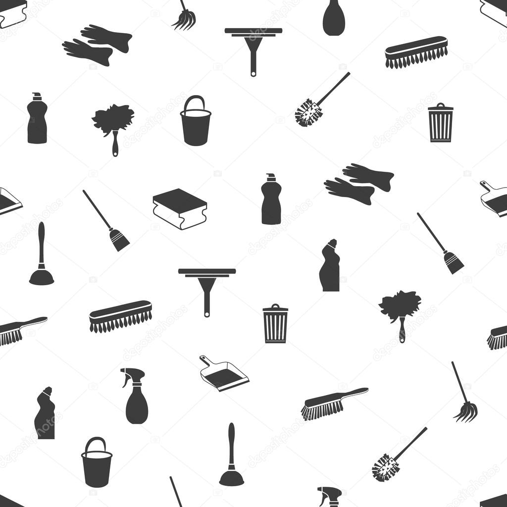seamless cleaning icons