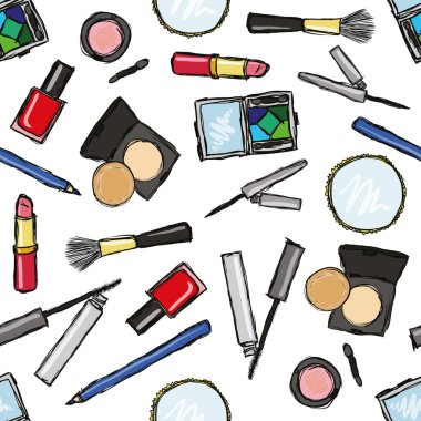 Dikişsiz kozmetik desen