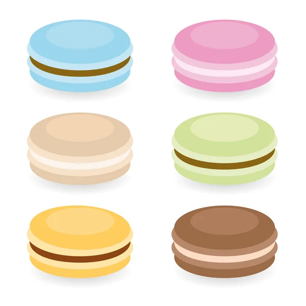 Macaroons. —  Vetores de Stock