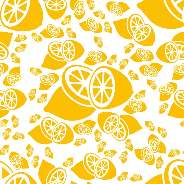 Padrão de limão sem costura Ilustração De Bancos De Imagens